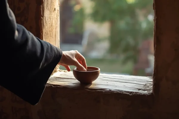 مهربانی علامه طباطبایی، مهربانی با حیوانات، ظرف آب کنار پنجره، عطوفت