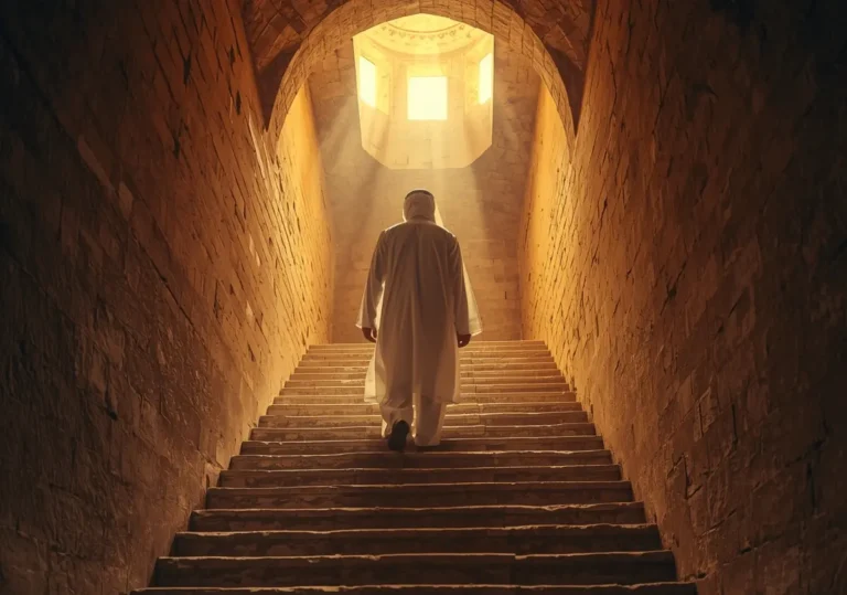 مسیر نورانی مراتب ایمان در مسجد – کلیدواژه‌ها: مراتب ایمان، سیر روح، عبادت اسلامی