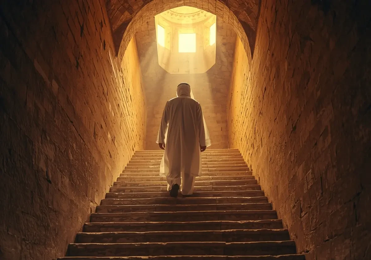 مسیر نورانی مراتب ایمان در مسجد – کلیدواژه‌ها: مراتب ایمان، سیر روح، عبادت اسلامی