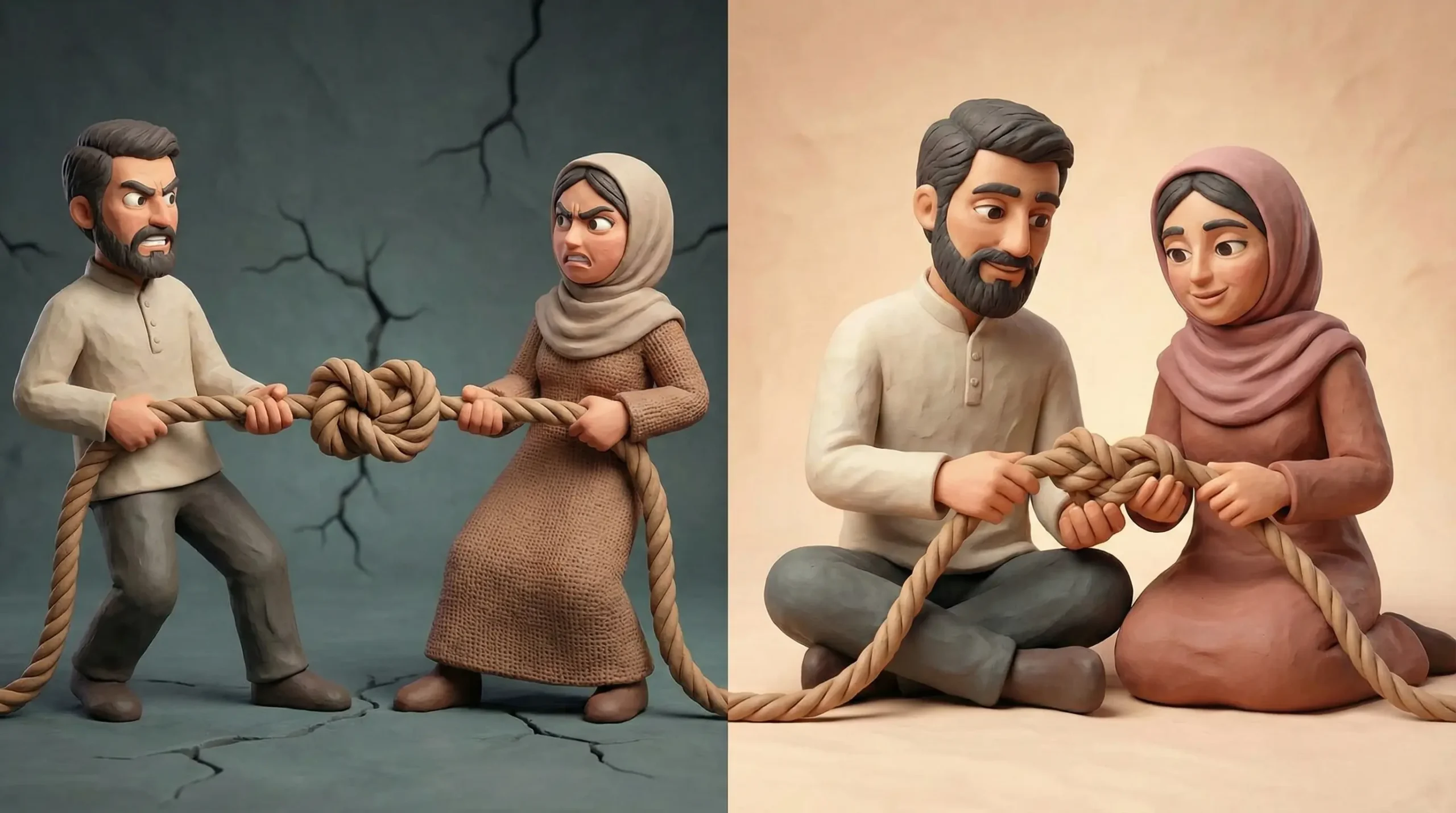 حل مشکلات زناشویی با اصل تساهل و آسان‌گیری.