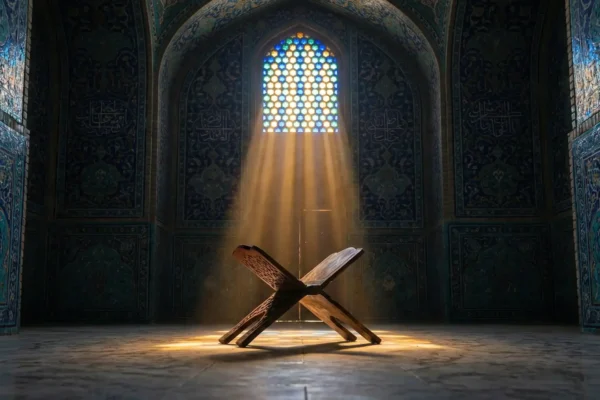 رحل در مسجد ، نور ایمان