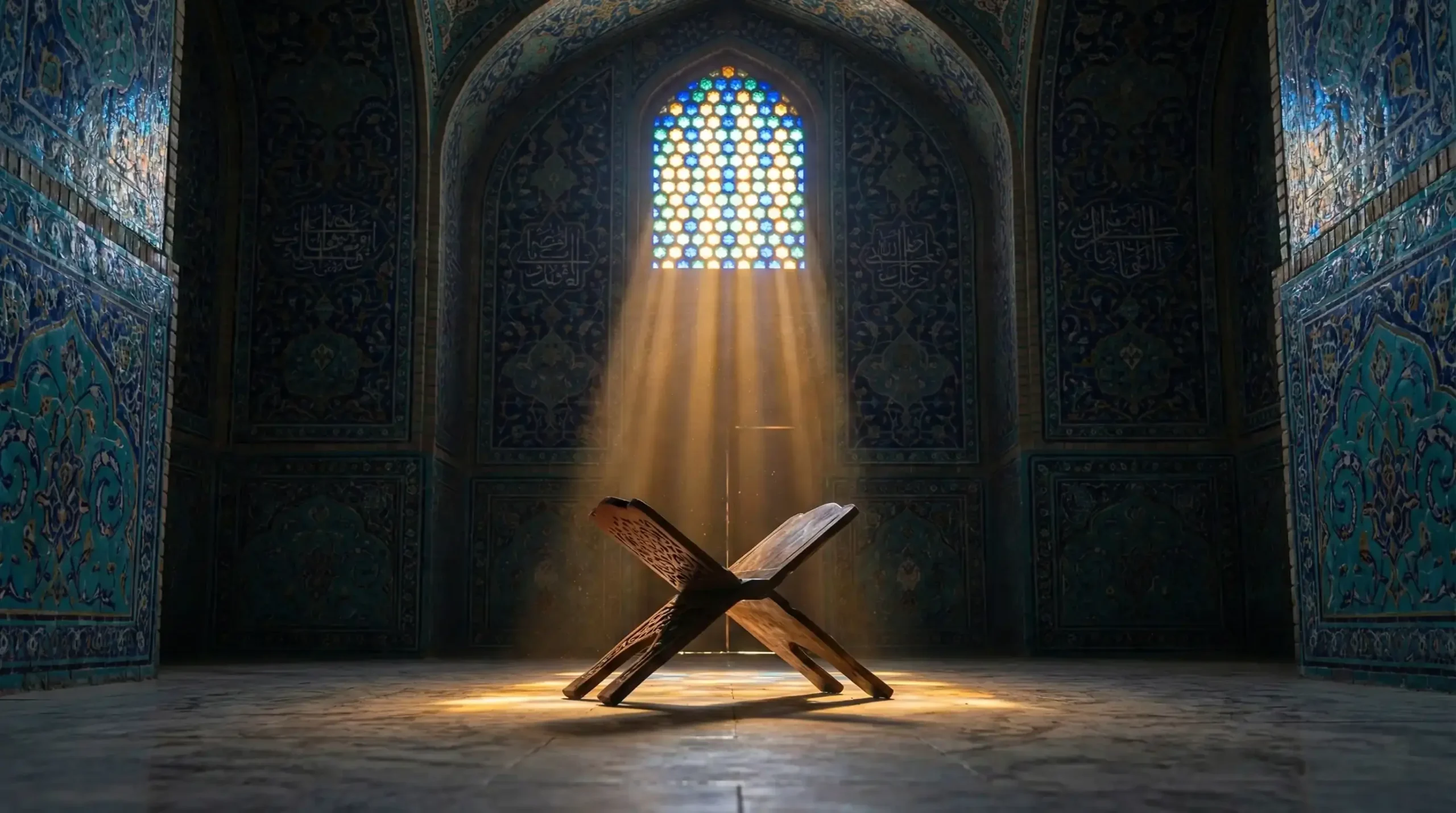 رحل در مسجد ، نور ایمان