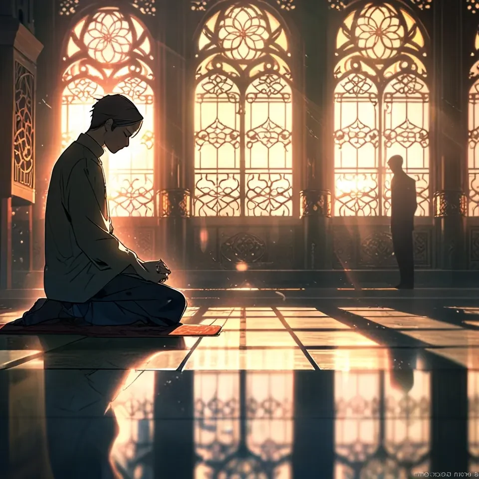 عشق الهی، نور، مسجد، سجده، معنویت.