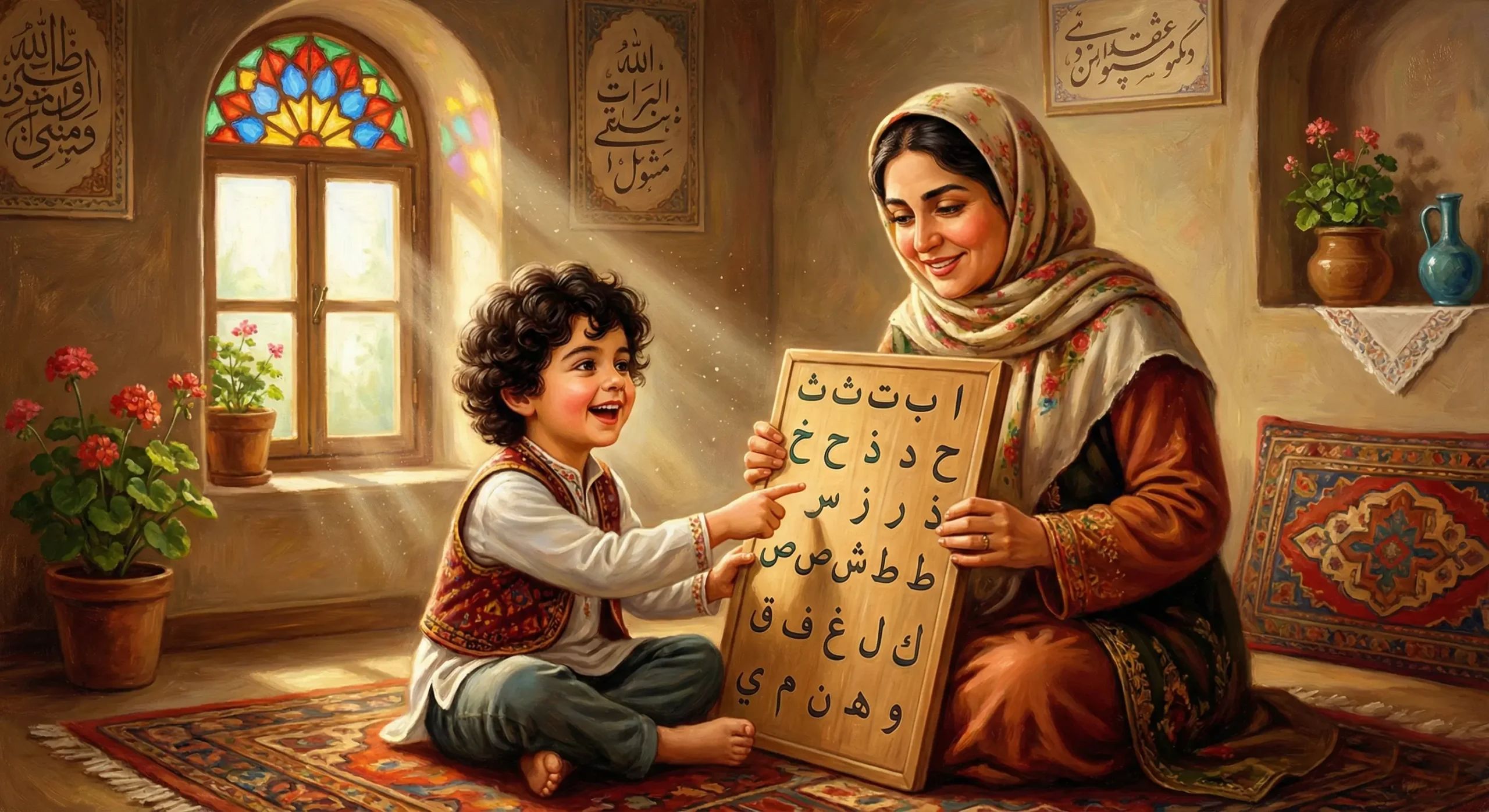 تعلیم حمد و ستایش توسط خداوند در آداب بندگی ماه رمضان.
